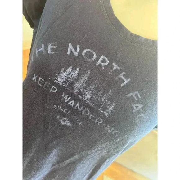 THE NORTH FACE womens tshirt keep wandering slim fit size medium - Picture 3 of 7